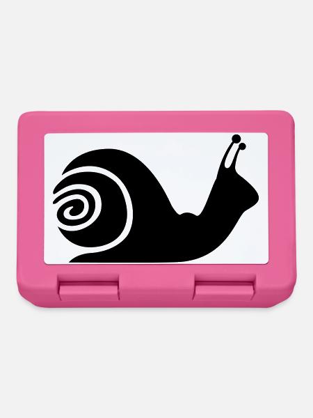 Schnecke - Brotdose - Pink