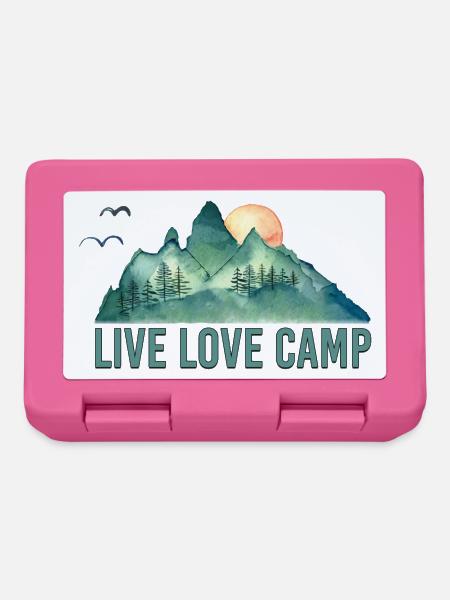 Live Liebescamp - Brotdose - Pink
