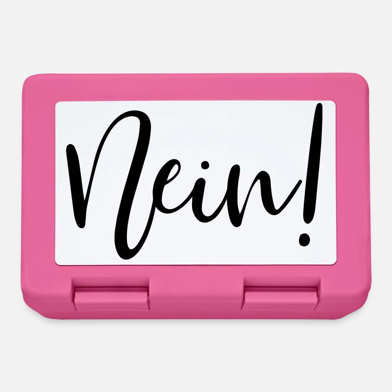 Nein! - Brotdose - Pink