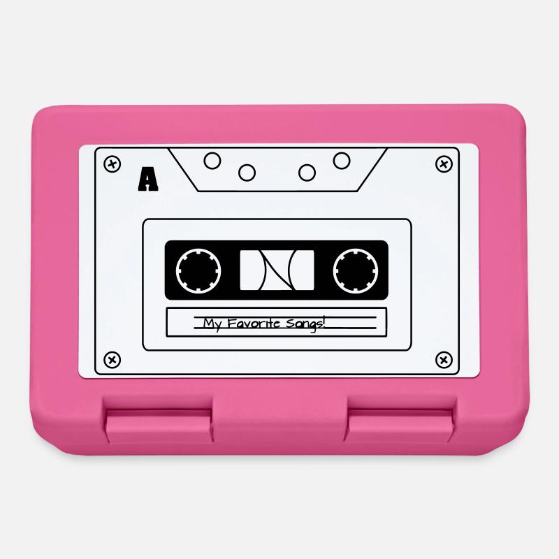 Retro Cassette Vibes – Old School Cool! - Lunchbox - pink
