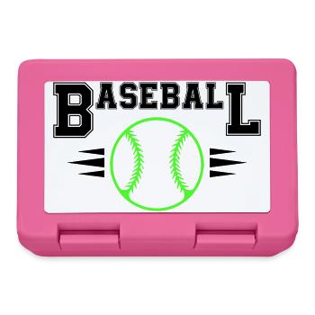 Balle de baseball néon avec points illuminés - Boîte à goûter - rose - Devant