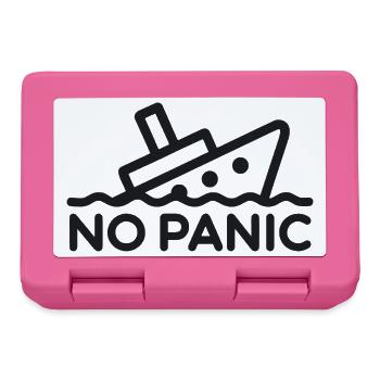 No Panic - Lunchbox - pink - Front