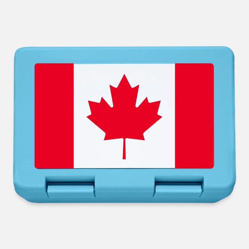 Drapeau du Canada - Boîte à goûter - bleu saphir