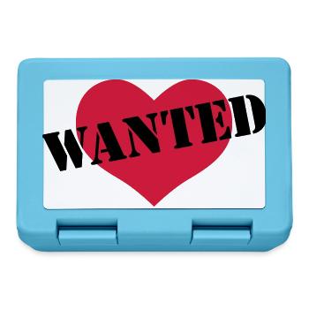 WANTED Love Heart - Brotdose - Saphirblau - Vorne