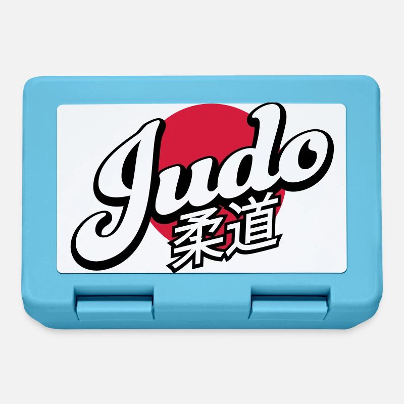 judo - Boîte à goûter - bleu saphir