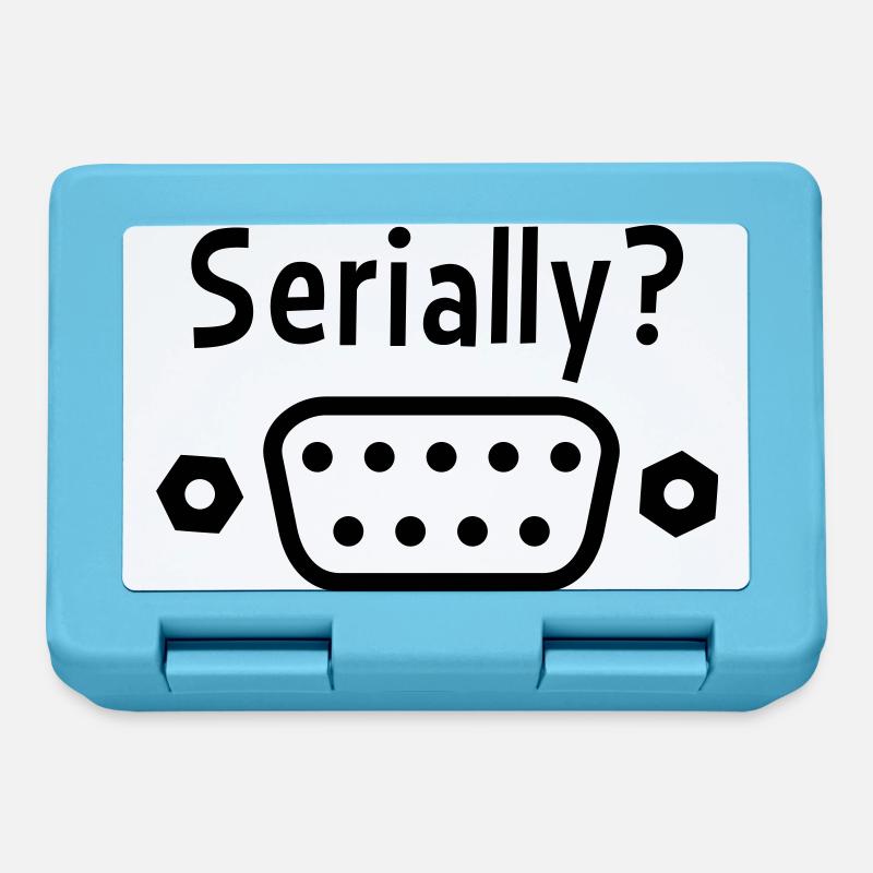Serially? - Lunchbox - sapphire blue