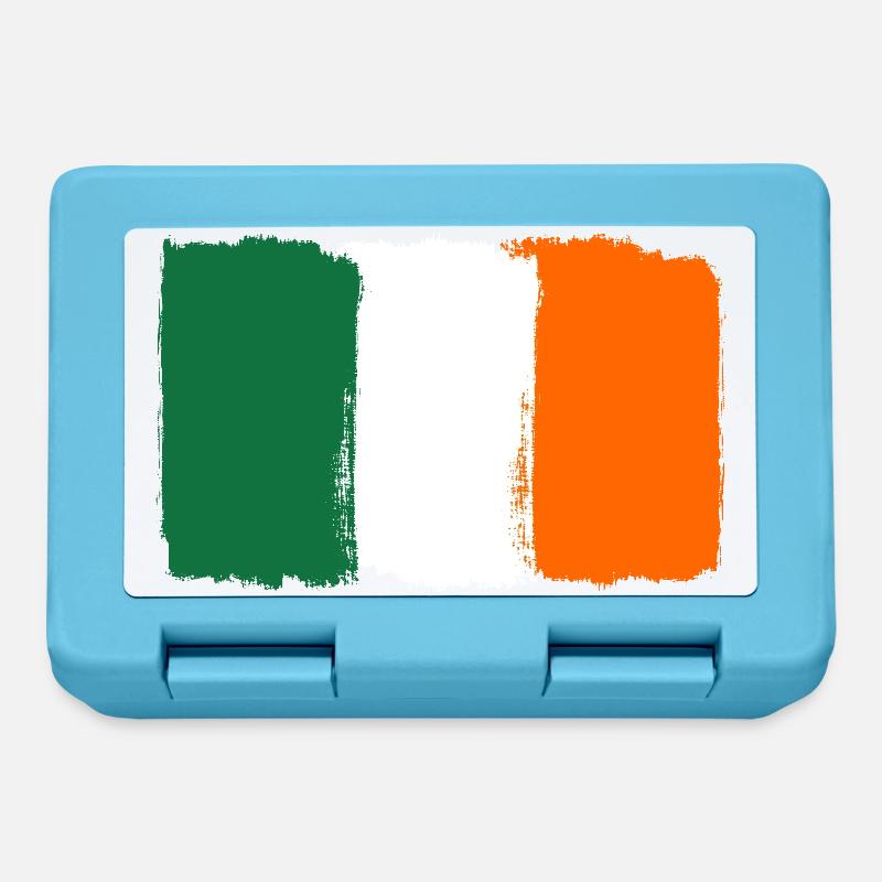Drapeau de l’Irlande utilisé look - Boîte à goûter - bleu saphir
