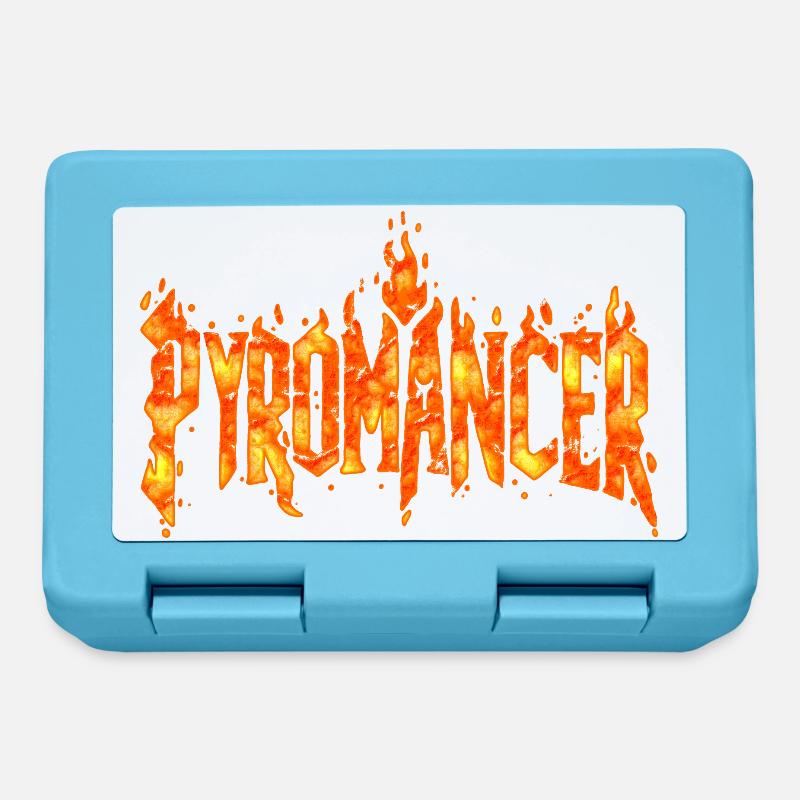 Pyromancien - Boîte à goûter - bleu saphir