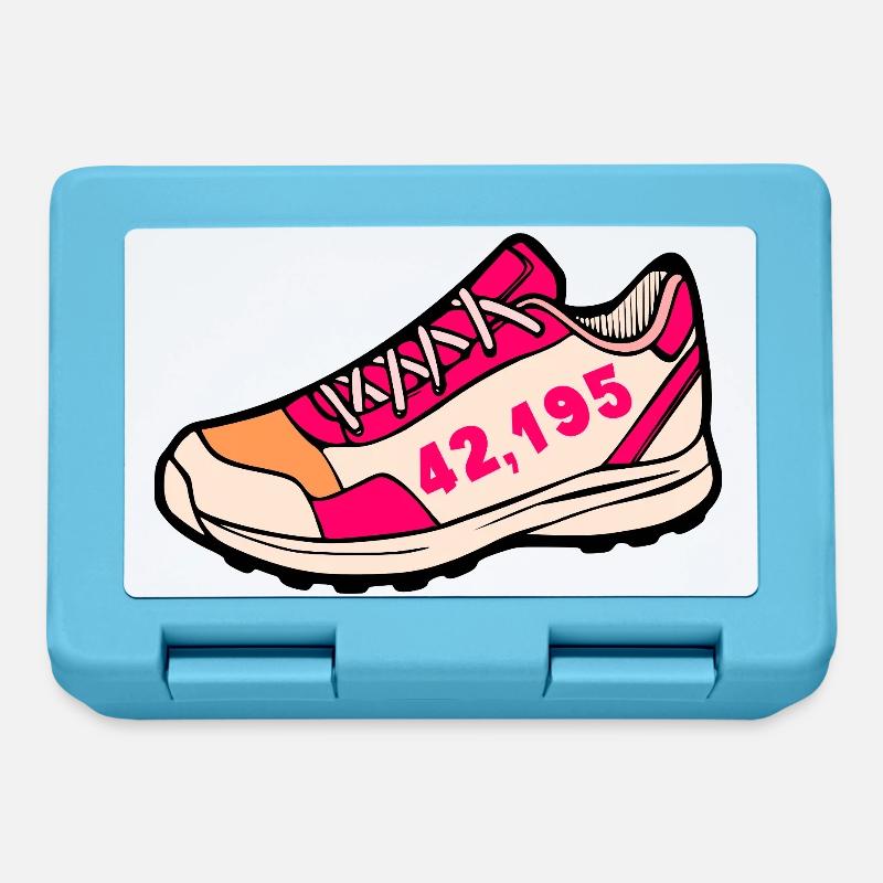 Chaussures de marathon à pied Course - Boîte à goûter - bleu saphir