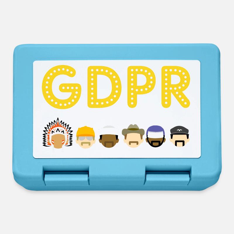 GDPR - Lunchbox - sapphire blue