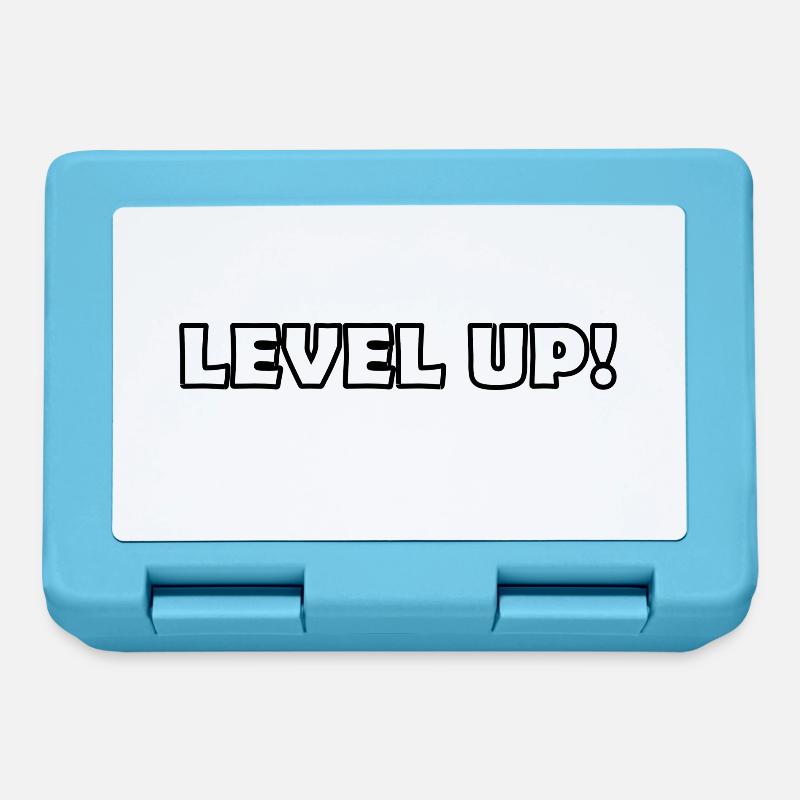 level up - Lunchbox - sapphire blue