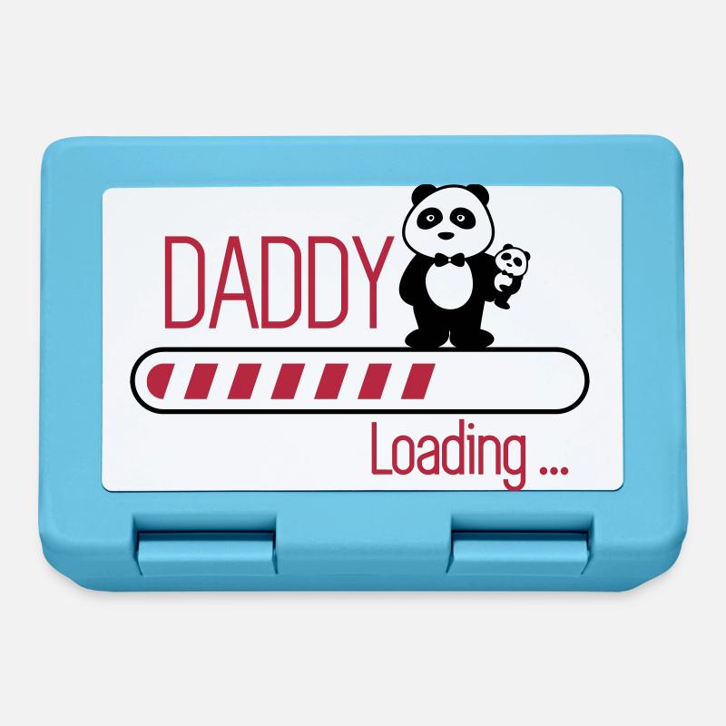 daddy loading - Brotdose - Saphirblau