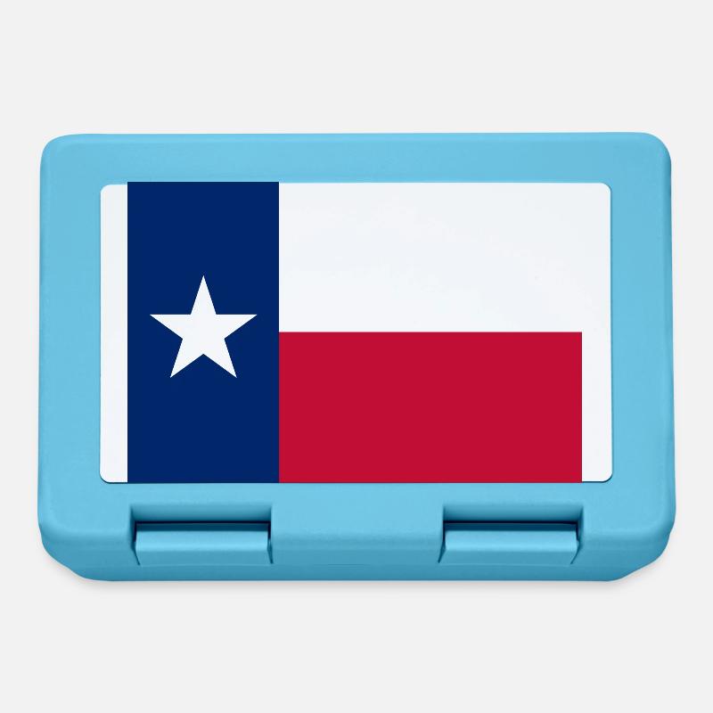 Texas - Brotdose - Saphirblau