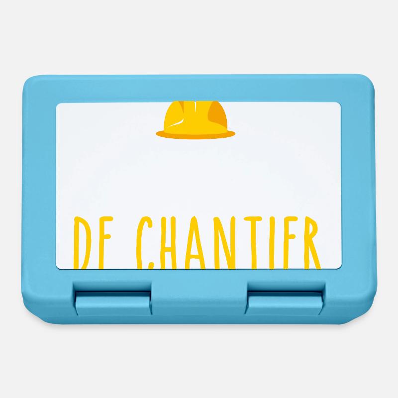 Chef De Chantier - Boîte à goûter - bleu saphir