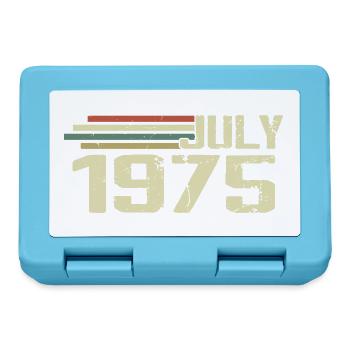Birthday July 1975 Year 1975 July Year 1975 - Lunchbox - sapphire blue - Front