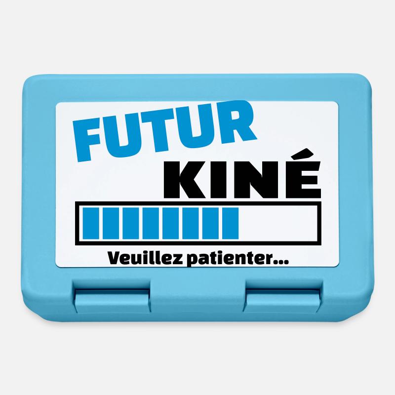 futur kiné - Boîte à goûter - bleu saphir