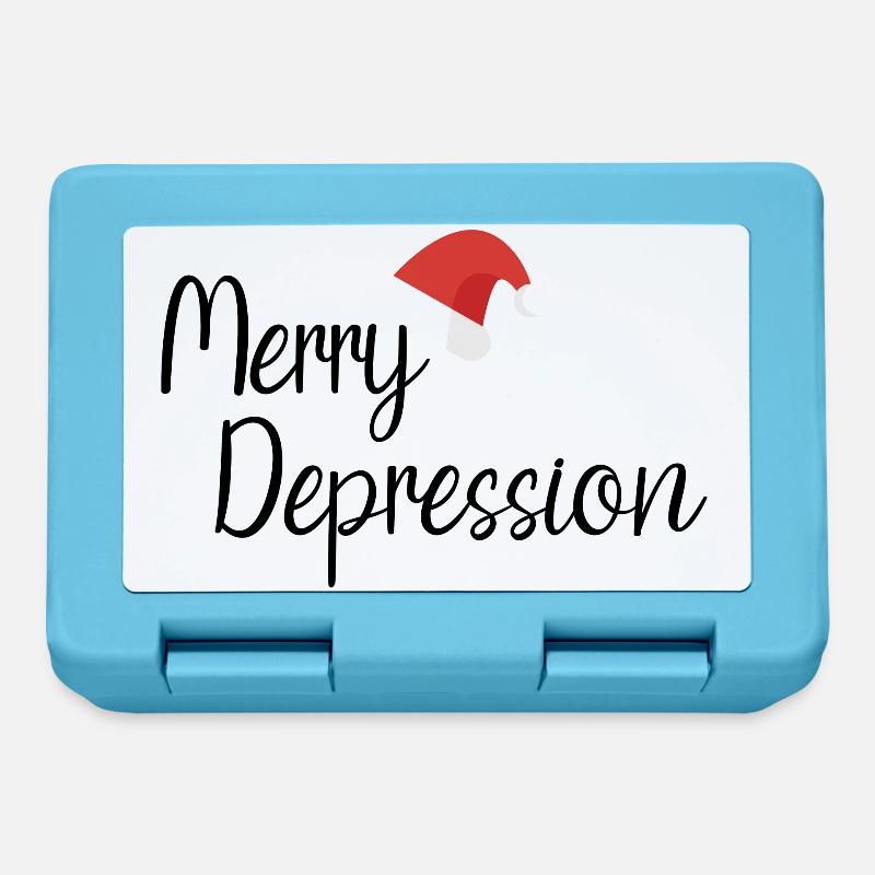 Merry Depression - Brotdose - Saphirblau