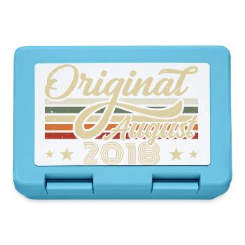 August 2018 Birthday August 2018 - Original 2018 - Lunchbox - sapphire blue - Front