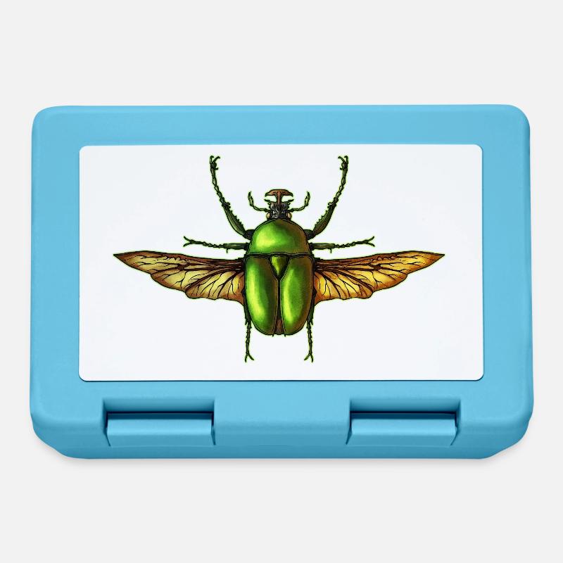 Insecte - Boîte à goûter - bleu saphir