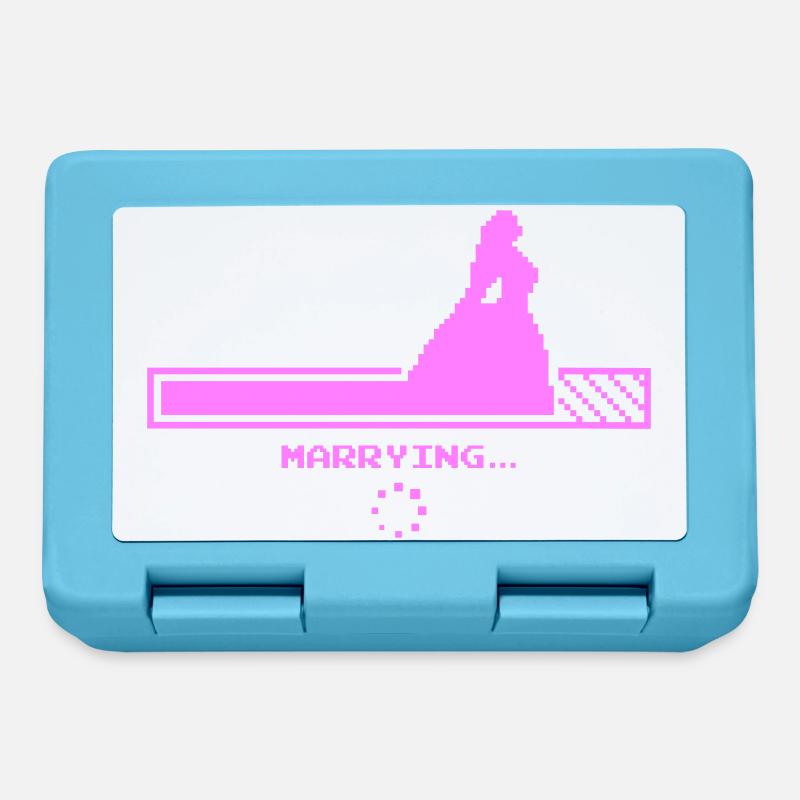 Wedding Countdown Design - Lunchbox - sapphire blue