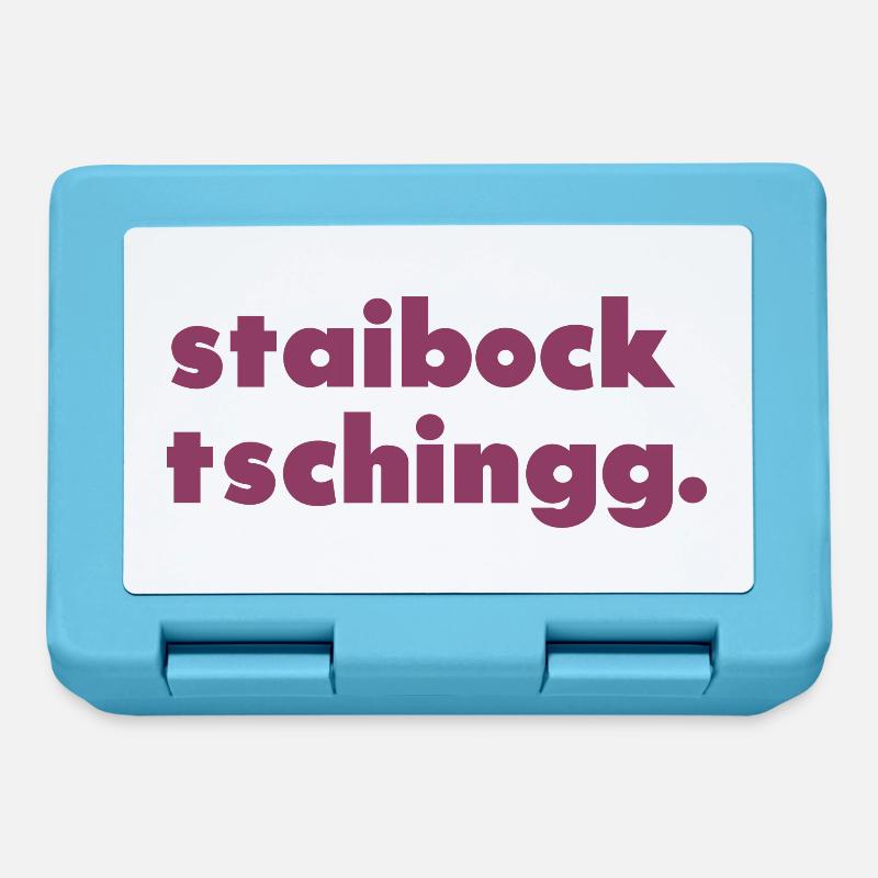 staibocktschingg. - Brotdose - Saphirblau