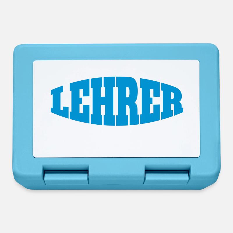 Lehrer Superkraft - Brotdose - Saphirblau