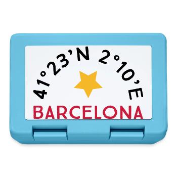 Barcelona - Brotdose - Saphirblau - Vorne
