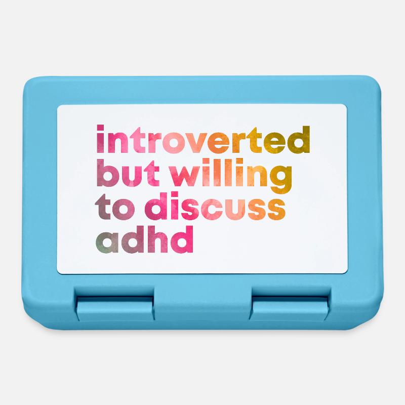 ADHD - Lunchbox - sapphire blue