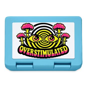 Overstimulated Psychedelic Eyes - Brotdose - Saphirblau - Vorne