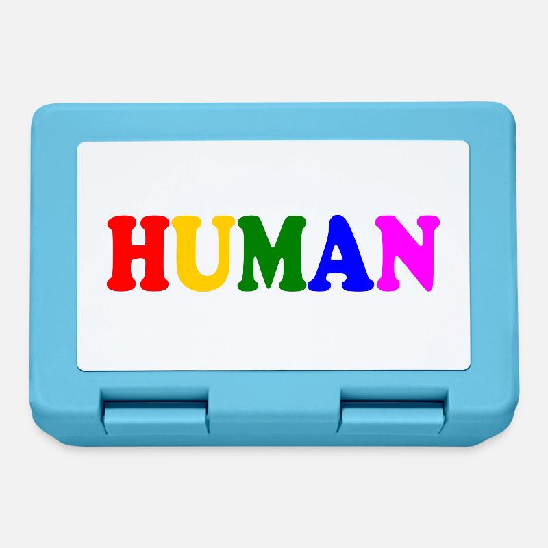 Human - Brotdose - Saphirblau