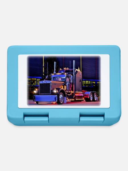 Kenworth W900 EXTHD - Brotdose - Saphirblau