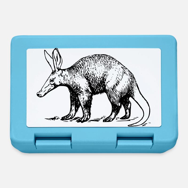 aardvark erdferkel3 - Brotdose - Saphirblau