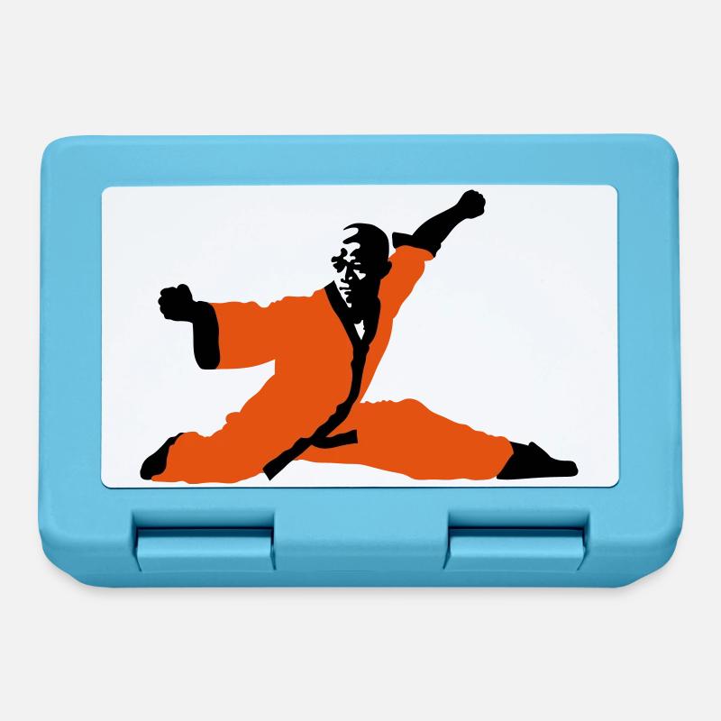 Kung fu Shaolin - Boîte à goûter - bleu saphir