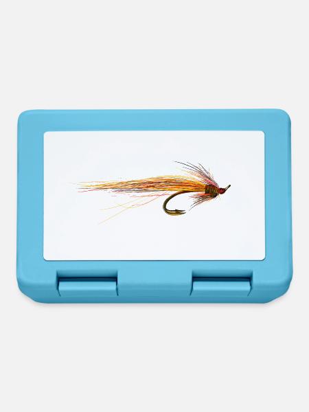 Fly fishing - Brotdose - Saphirblau