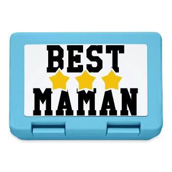 Beste Mama - Muttertag - Brotdose - Saphirblau - Vorne