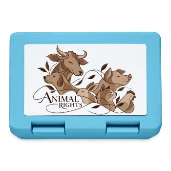 Animal Rights For Every Animal - Brotdose - Saphirblau - Vorne