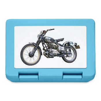 motorcycle - Lunchbox - sapphire blue - Front