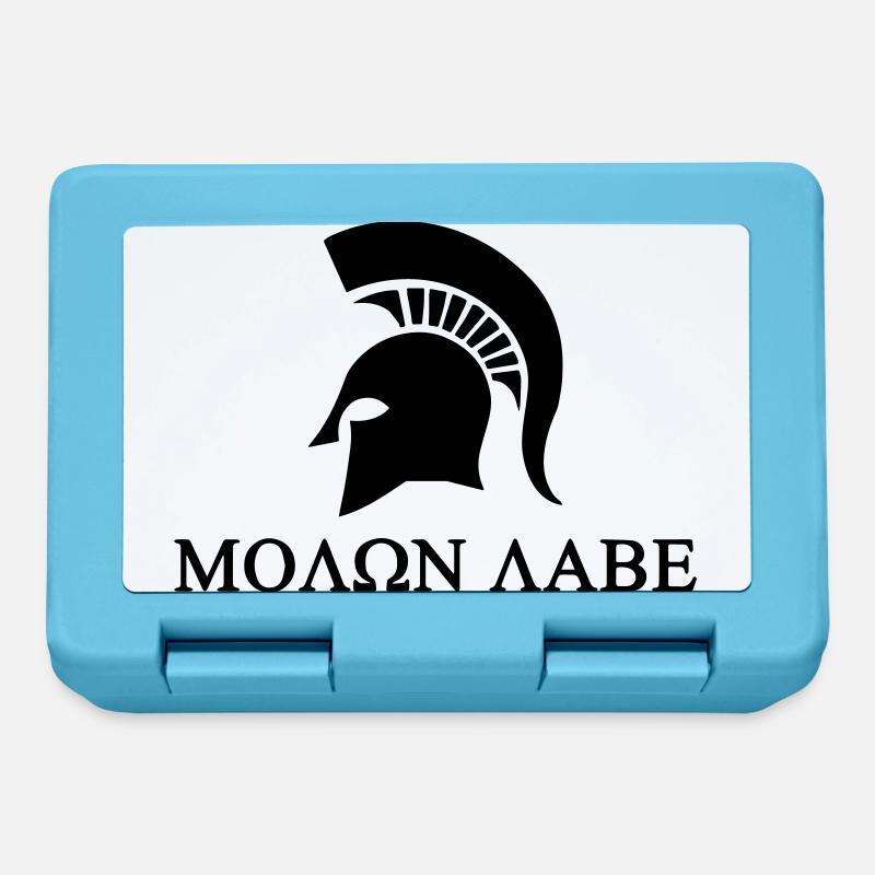 molon labe - Brotdose - Saphirblau