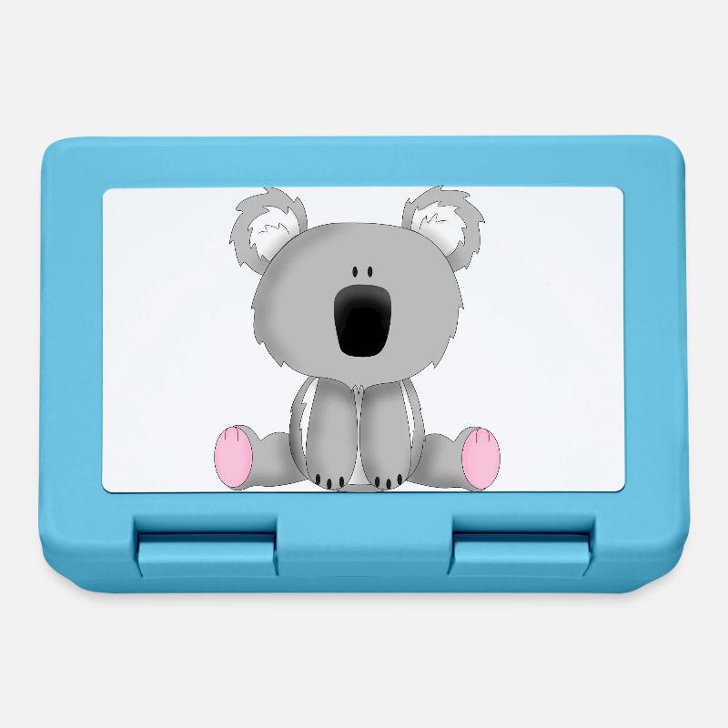 koala - Boîte à goûter - bleu saphir