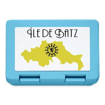 Ile de Batz - Boîte à goûter - bleu saphir - Devant