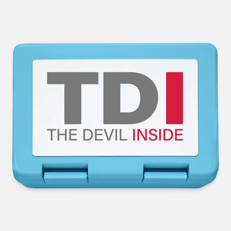 TDI The Devil inside - Boîte à goûter - bleu saphir