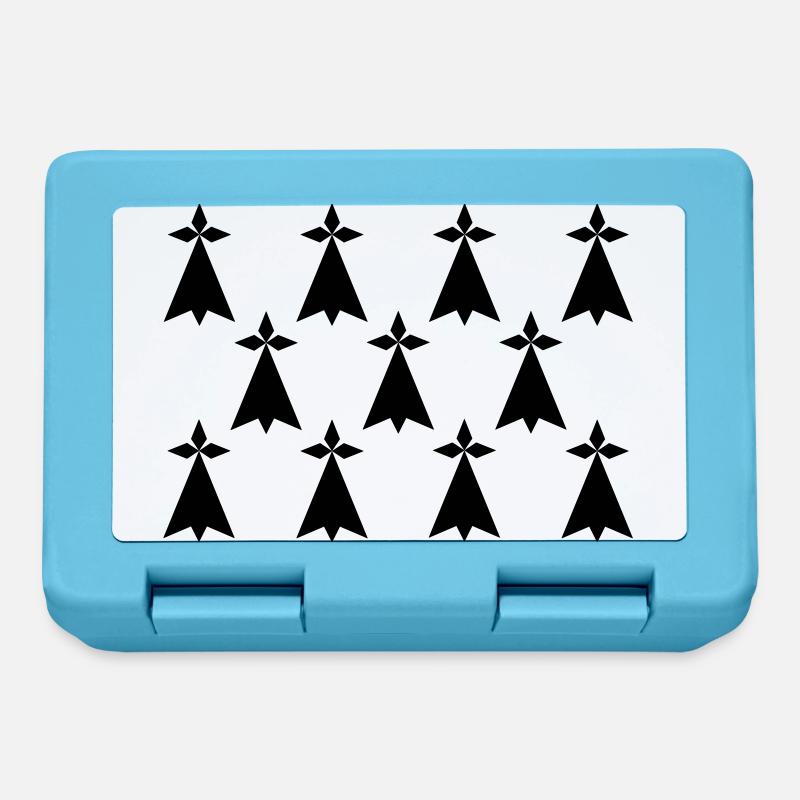 Bretagne - Flag - Boîte à goûter - bleu saphir