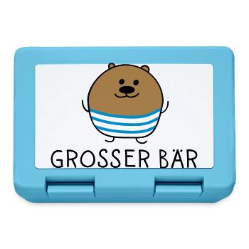 Grosser Bär - Brotdose - Saphirblau - Vorne