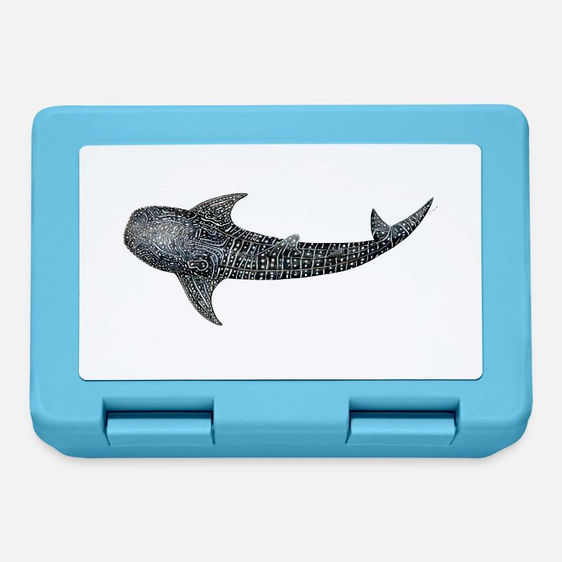 Whale shark - Lunchbox - sapphire blue