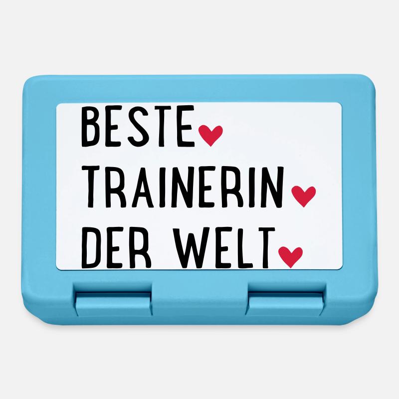 beste trainerin - Brotdose - Saphirblau