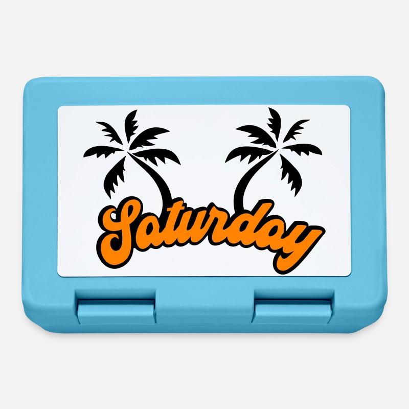 Saturday The Weekend Design - Lunchbox - sapphire blue