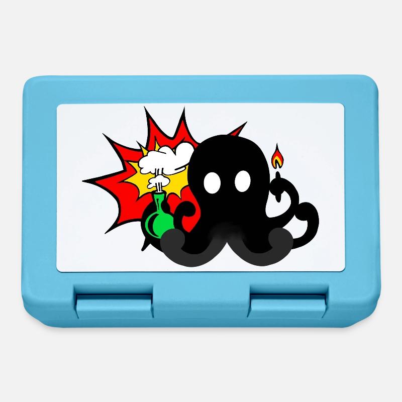 Science Explosion - Lunchbox - sapphire blue