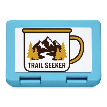 Berge Tasse Wander Logo - Brotdose - Saphirblau - Vorne