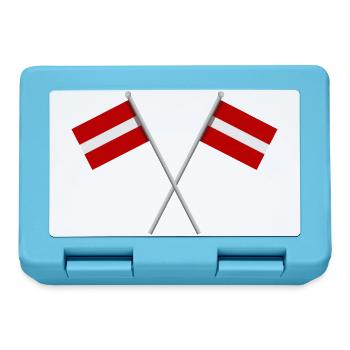 Flagge von Lettland - Brotdose - Saphirblau - Vorne