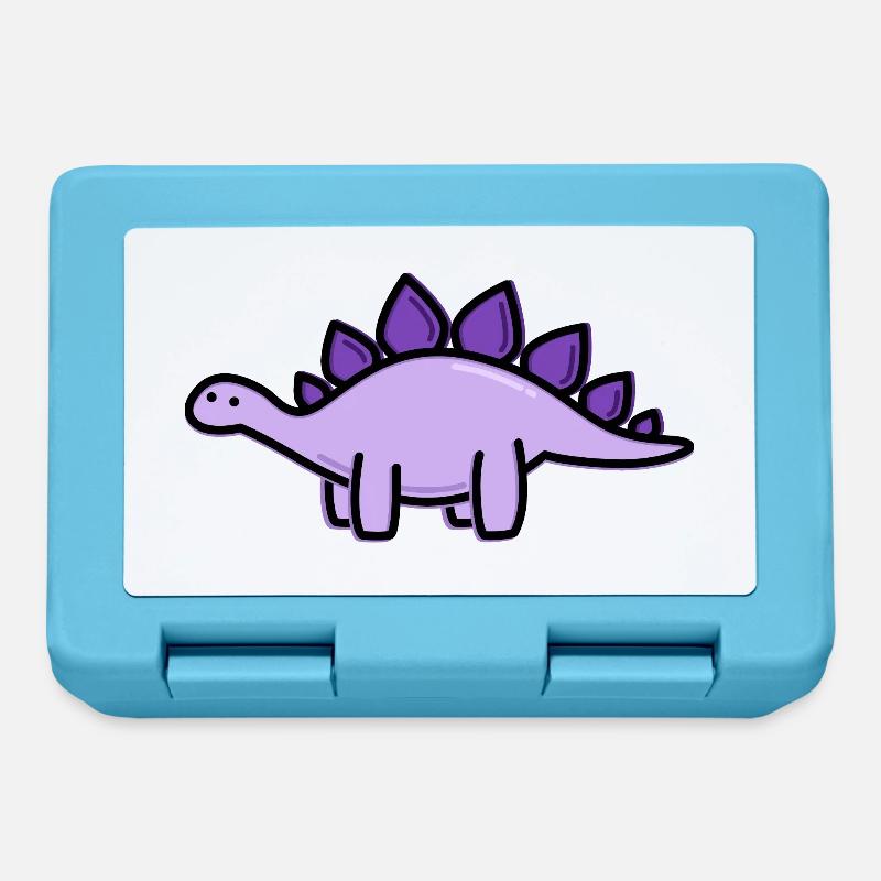 Stegosaurus mignon - Boîte à goûter - bleu saphir